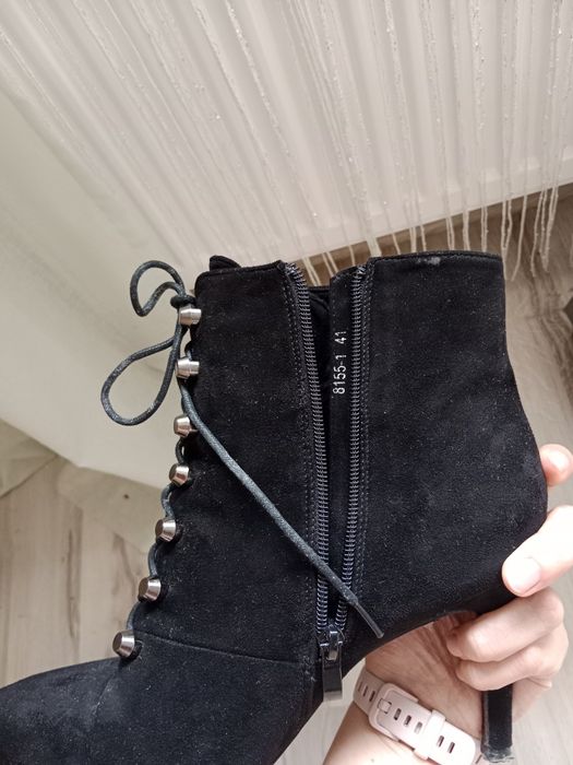 Czarne buty na obcasie vices 41