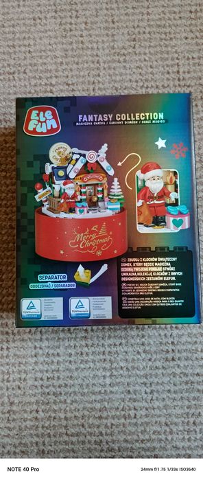 Nowe klocki Elefun Magiczna Chatka w kuli śnieżnej 489 ele. świąteczne