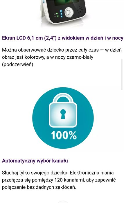 Niania elektroniczna Phillips Avent