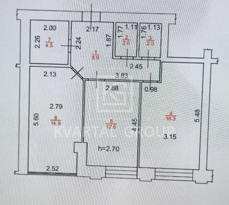 ПРОСТОРА 2к квартира в центрі біля парку в ЖК бізнес класу/БЕЗ КОМІСІЇ