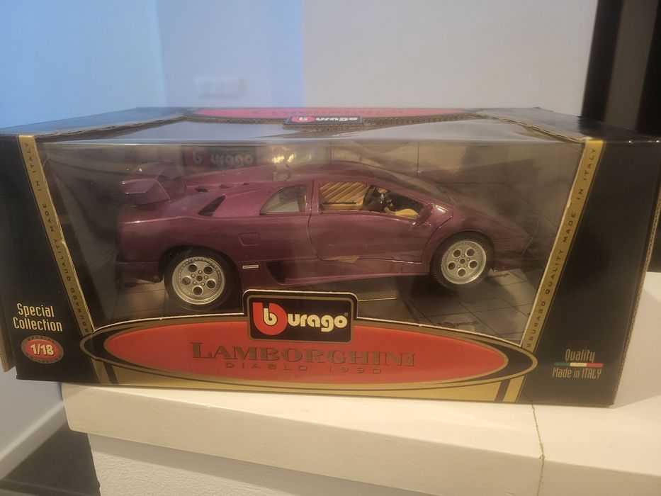 Lamborghini Diablo Burago miniatura 1:18 1/18