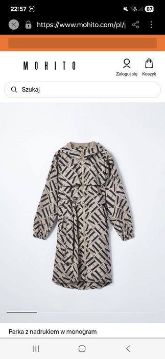 Parka  Mohito damska