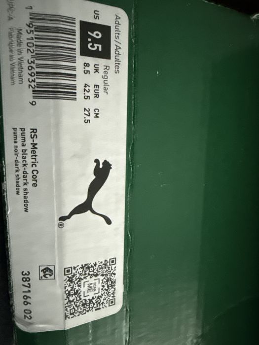 Puma Rs -Metric core арт.387166 02 оригинал кроссовки