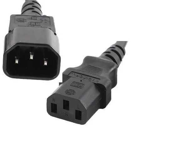 Przedłużacz kabla zasilającego do komputera, monitora, drukarki itp.