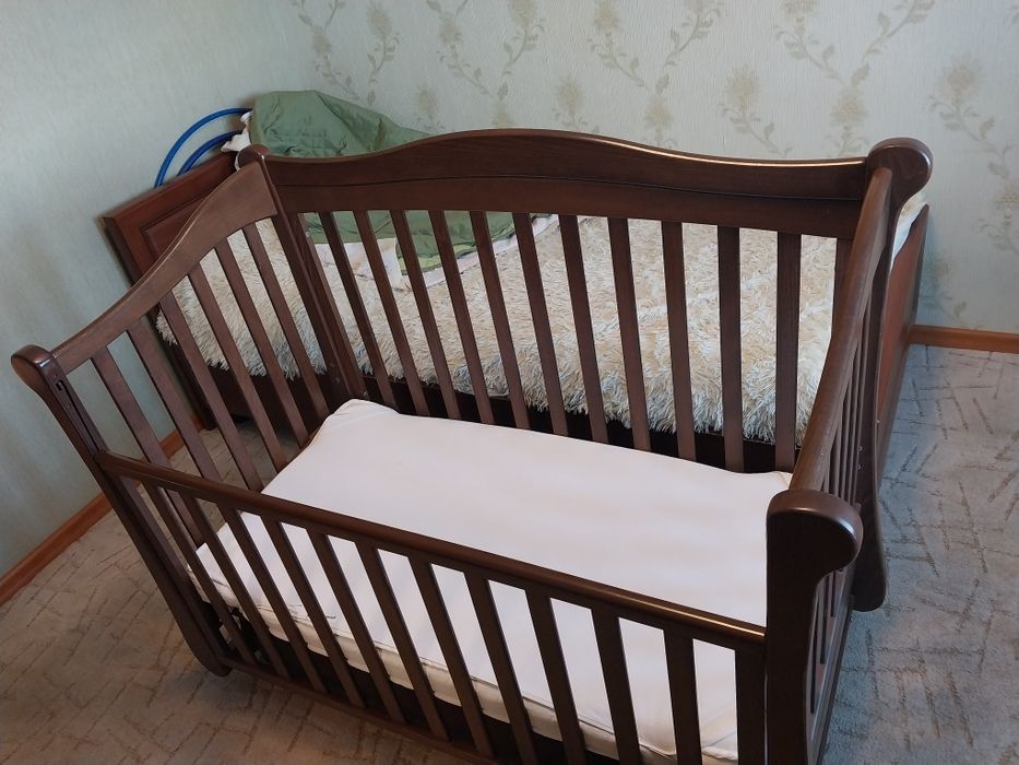 Ліжко дитяче Верес Соня з натурального дерева + матрас ортопедичний