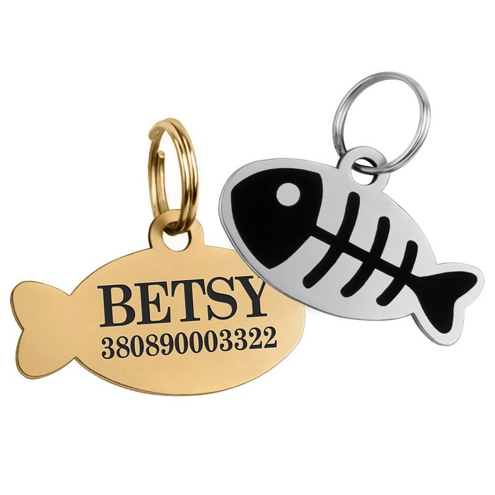 Адресник / жетон для собак / кошек Медальйон гравировка для кота Киев