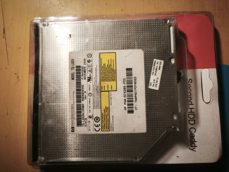 Новый оптический привод DVD-RW HP TS-L633 SATA (в упаковке)
Описание