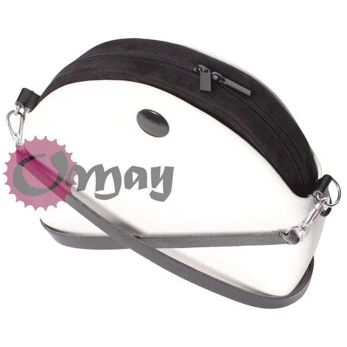 organizer do OBAG MOON LIGHT eko zamsz czarny suwadła 2 kieszenie OMAY
