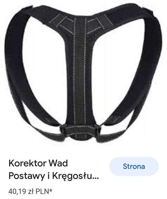 Korektor postawy kręgosłupa XL