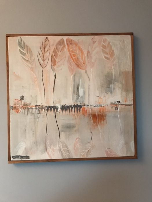 Obraz olejny Witold Podgórski 50x50 cm