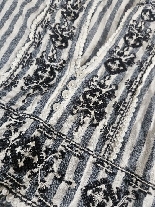 Sukienka hafty s zara boho zdobienia