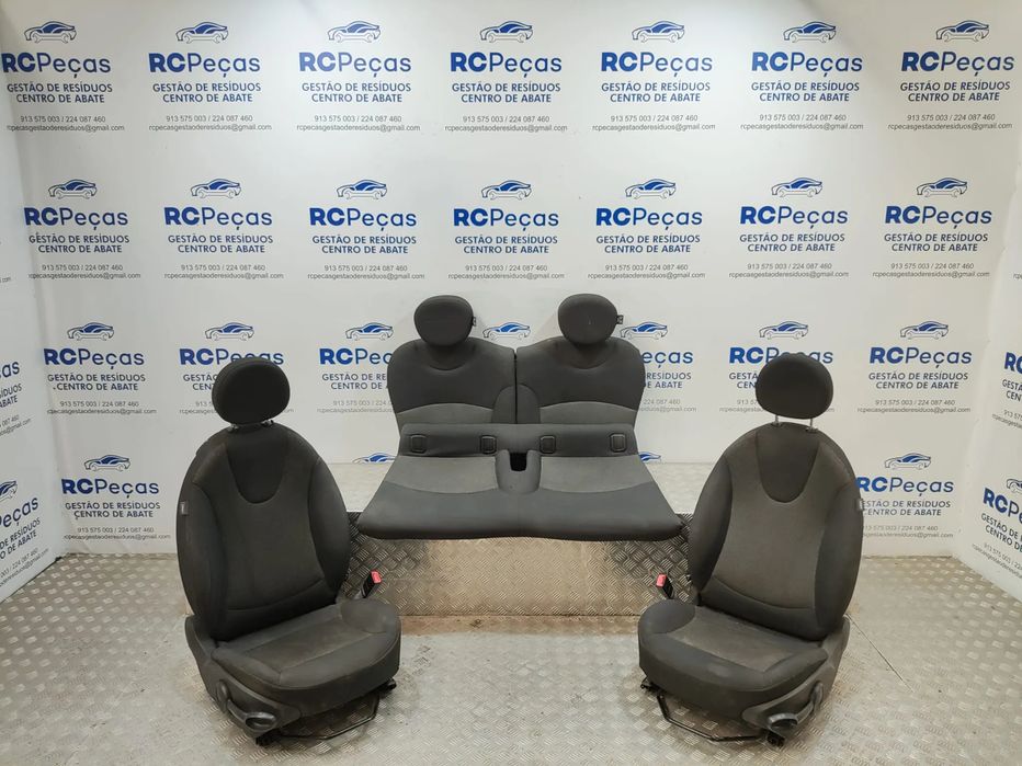 Conjunto Bancos Tecido Mini Cooper R56 R55 Clubman R57 Cabrio LCI