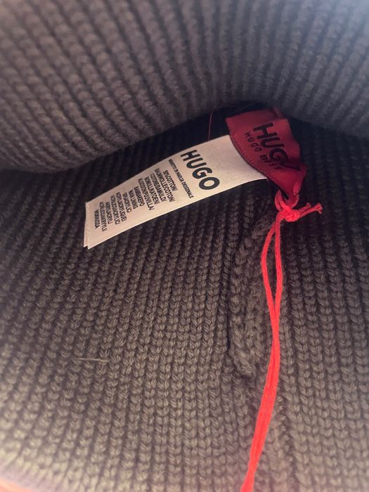 Wełniana czapka Hugo Boss