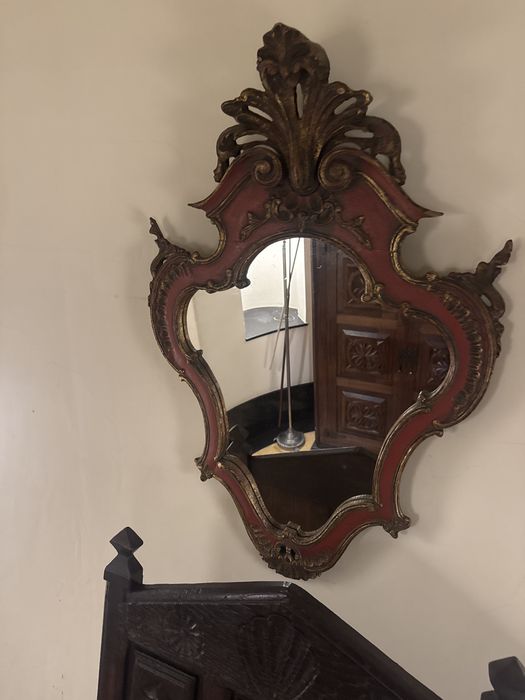 Espelho de entrada bordeaux