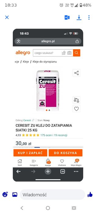 Witam sprzedam klej