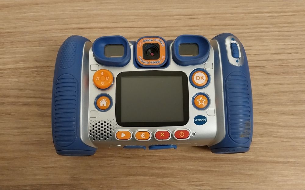 Aparat cyfrowy, kamera dla dzieci Vtech Kidizoom Twist Plus. Niebieski