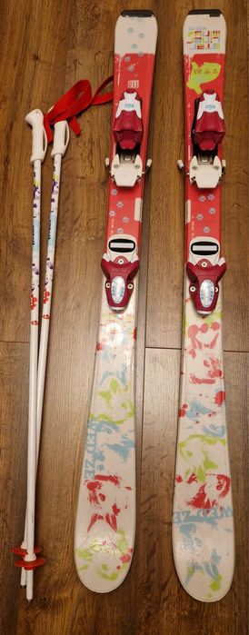 Komplet narty Wedze 110 buty Rossignol  wkładka 19-20.5cm ,kask, kijki