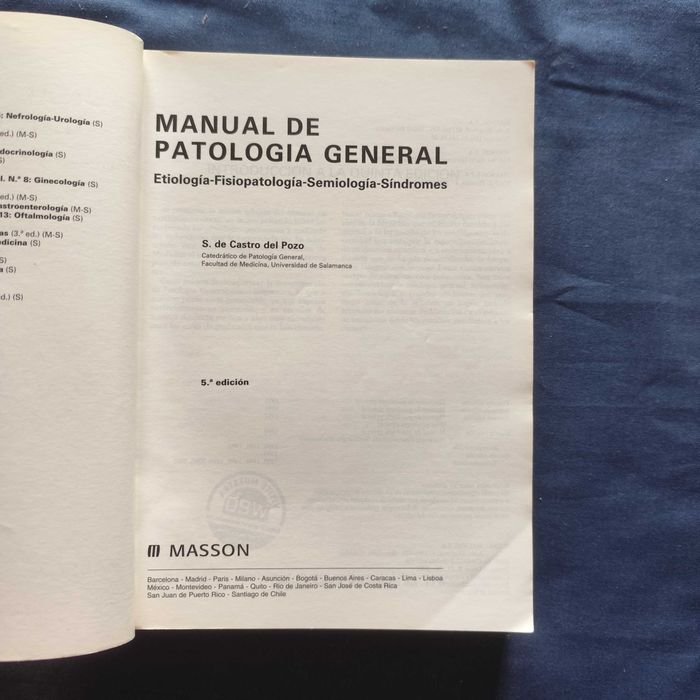 S. de Castro del Pozo - Manual de Patologia General