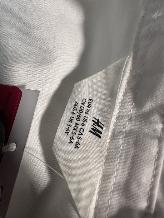 Koszula z krótkim rękawem H&M rozmiar 116