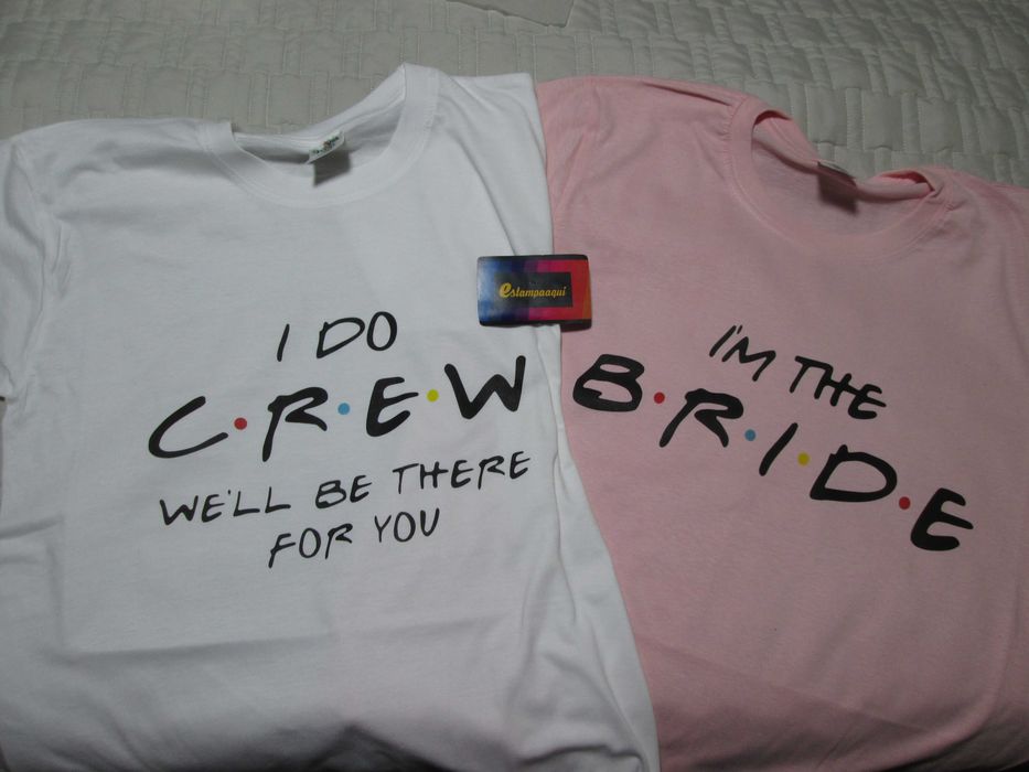 T-shirt Team Bride - Despedida de Solteira em SALDOS