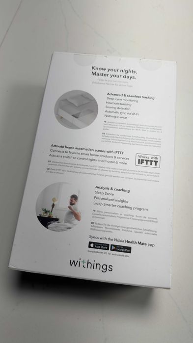 Withings Sleep Tracking Mat Analyzer447336540391362561