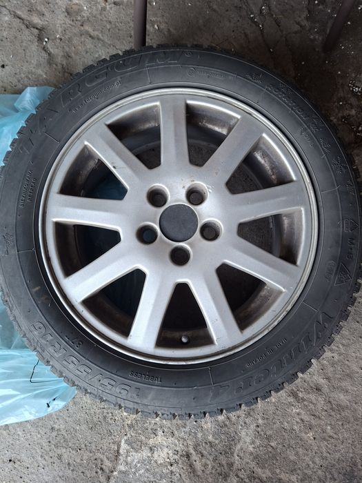 Alufelgi 5x108 Ford/Volvo z oponami zimowymi