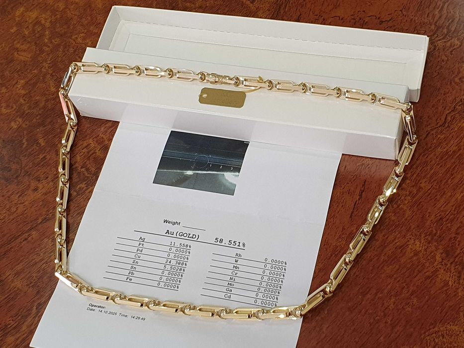 Złoty Łańcuch- 66,7 gram - próba 585. - NAJNOWSZA KOLEKCJA " KC " .