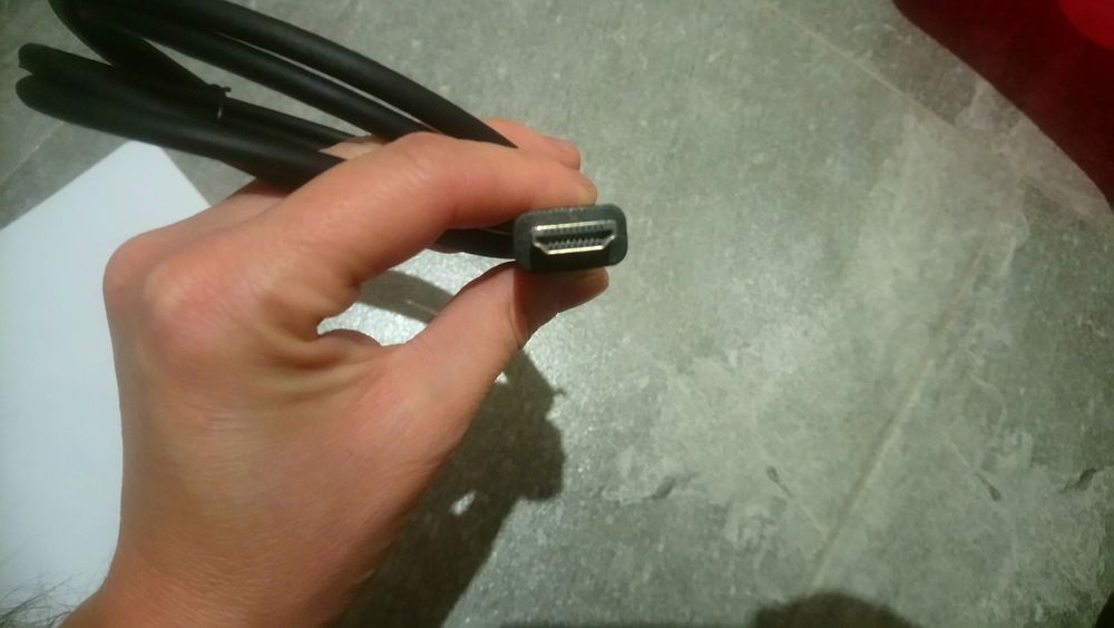 Kabel AmazonBasic mini DP na HDMI 1,8m czarny