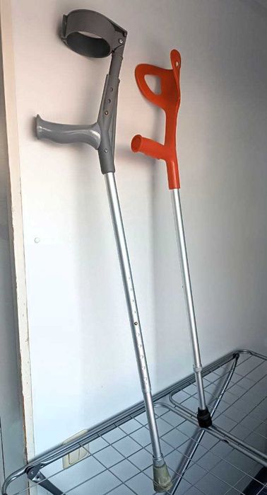 Милиці підлокітна Fun (помаранчева + сірий)