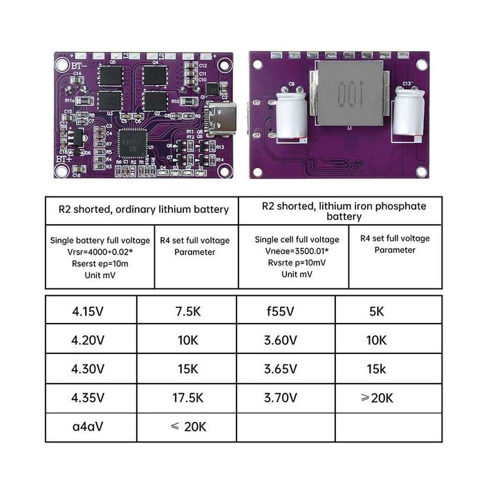 плата повербанка 140w 100w IP2368 IP2366 PD3.1 2S 3S 4S 5S 6S  Lifepo4