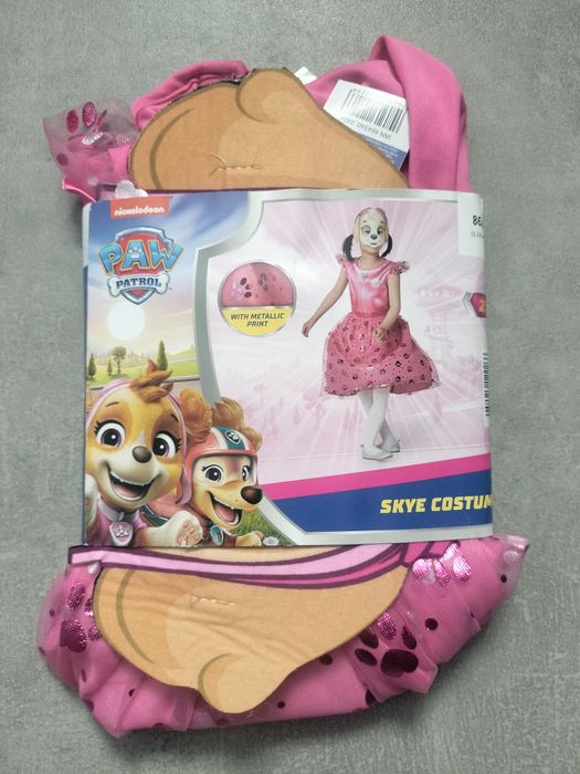 Kostium / Strój karnawałowy Skye Psi Patrol / Paw Patrol, 2-częściowy, rozm. 86/92