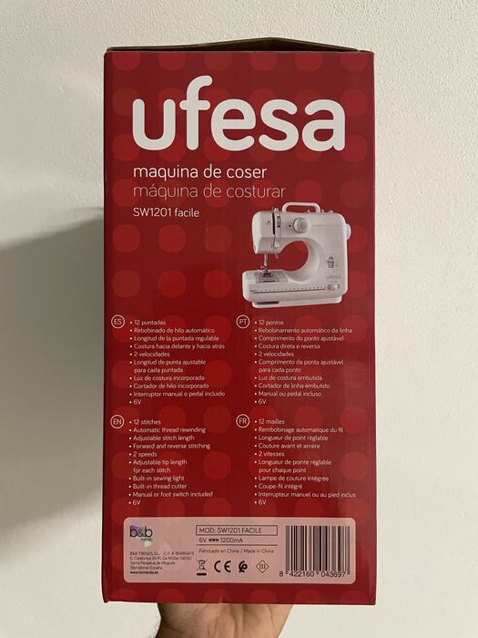 Maquina de costura como nova