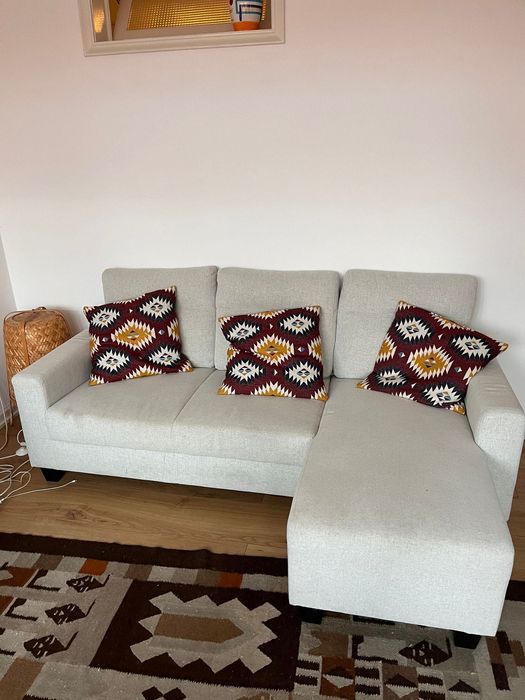 Sofa 3 lugares ikea c/ chaise longue