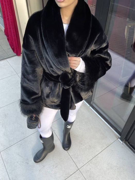 Шуба з еко хутра