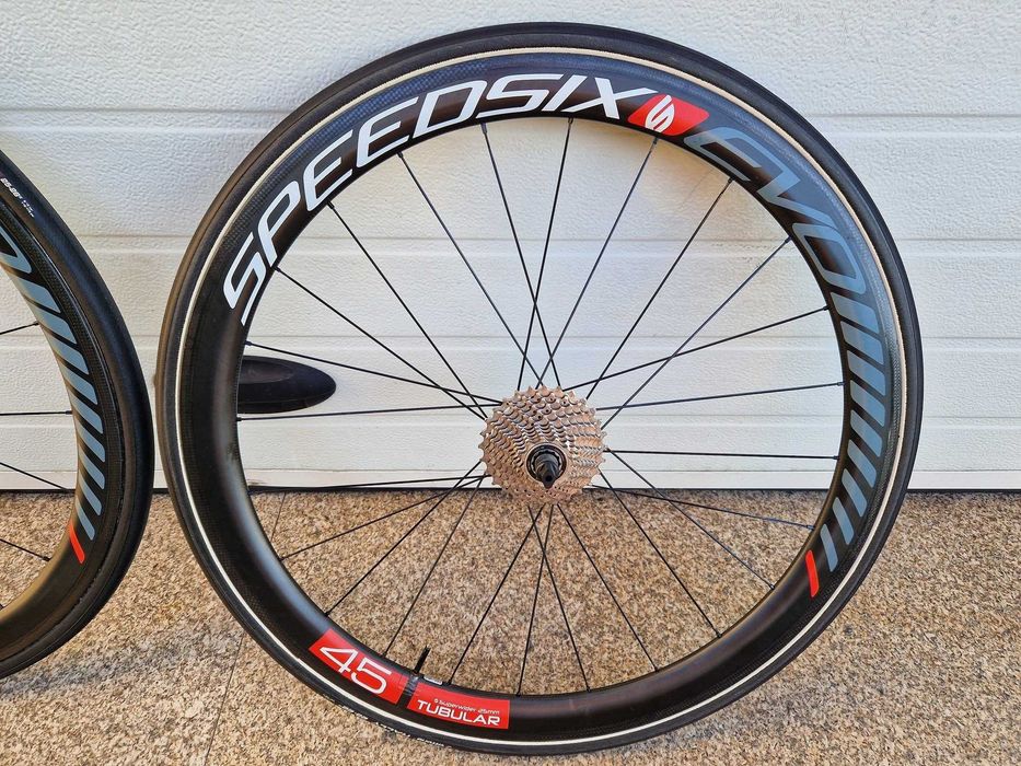 Rodas SpeedSix EVO Tubular 45 + Cassete