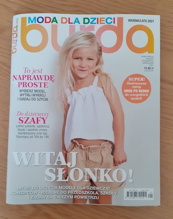 Burda moda dla dzieci wiosna lato 2021