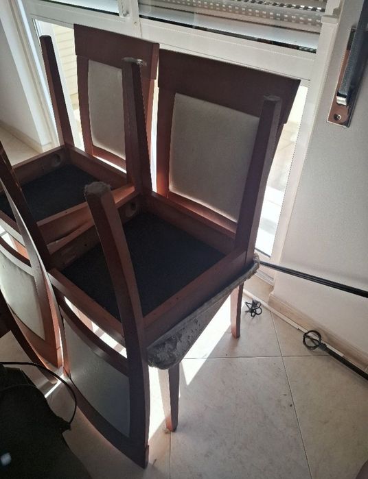 Vendo 6 bancos usados