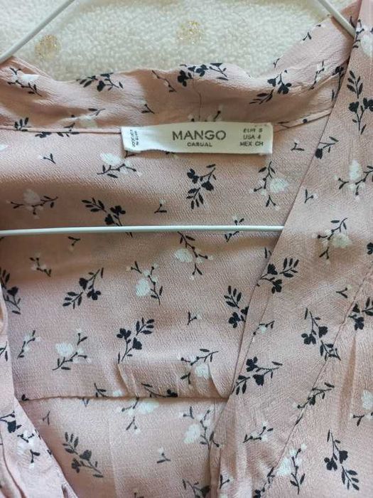 Camisa rosa Mango