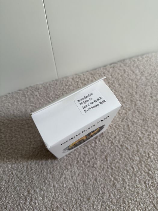 Nowe słuchawki Realme Buds T100 czarne