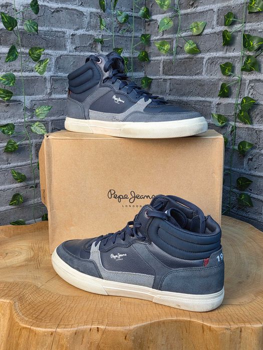 Pepe Jeans Kenton Masterboot granatowe sneakersy high-top EUR 46