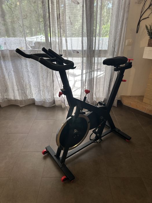 DOMYOS - Bicicleta de Ciclismo Indoor Spinning 100