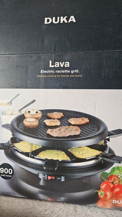 Elektryczny grill raclette NOWY!! Duka do rakletów