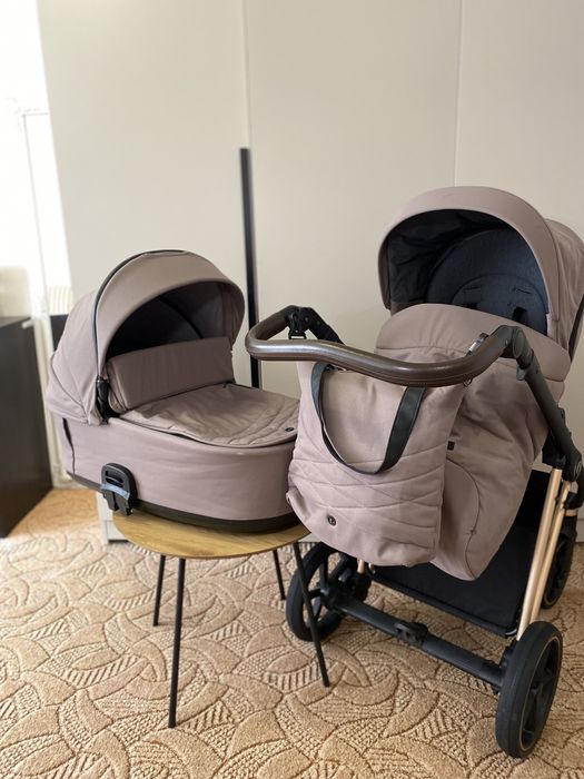 Коляска 2 в 1 Roan Ivi Mocha Mousse Vintage Collection