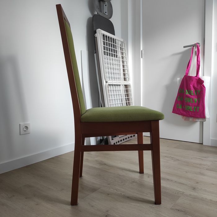 Cadeira madeira maciça para quarto