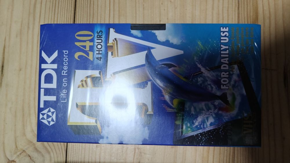 3x Nowe kasety VHS TDK (Folia)