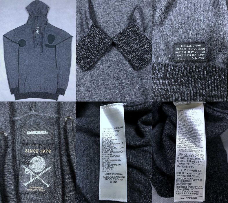 Светр Diesel, Jack & Jones, Only Sons, Naketano, Black Кофта, Реглан
