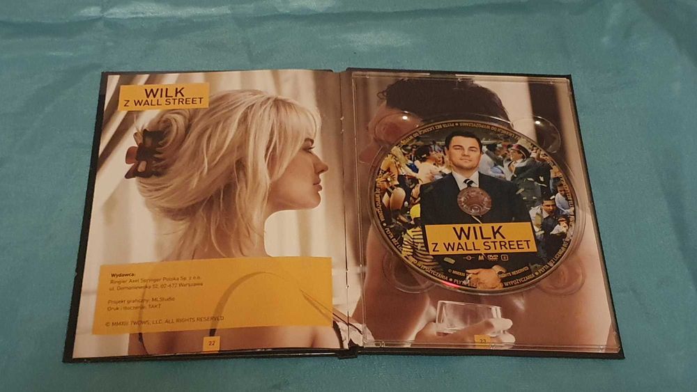 Wilk z Wall Street  DVD + Książka