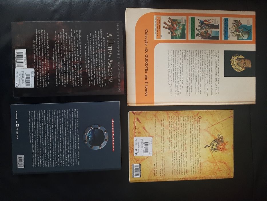D. Quixote mancha  Miguel Cervantes james rollins mapa dos ossos  David  Gibbins Atlântica  Steven Pressfield última Amazona edinter