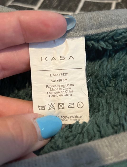 Poncho polar para inverno