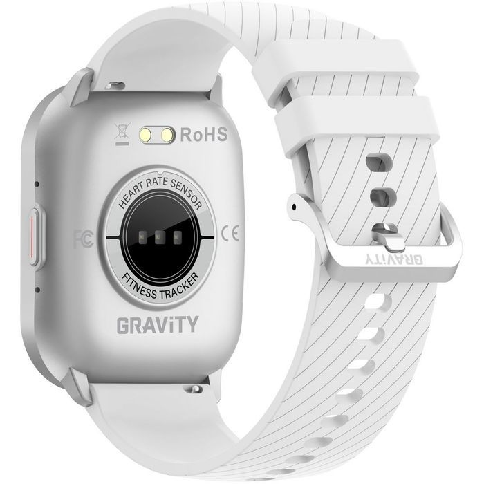Smartwatch Gravity Srebrny Pasek + Bransoleta GT43-2